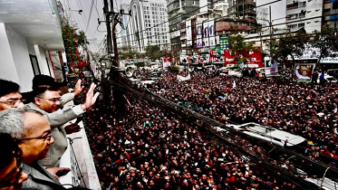 দেড়যুগ পর বিএনপির কেন্দ্রীয় কার্যালয়ে তারেক রহমান