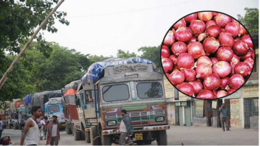 অনুমতি পেয়েই সোনামসজিদ বন্দর দিয়ে এলো ৬০ টন পেঁয়াজ