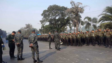 হাদির জানাজা উপলক্ষে পর্যাপ্ত পুলিশ ও আনসার মোতায়েন