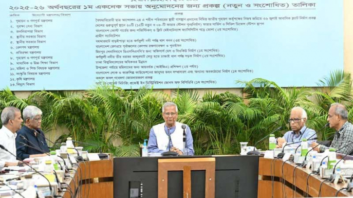 একনেকে ৮ হাজার ১৪৯ কোটি টাকার ১২ প্রকল্প অনুমোদন