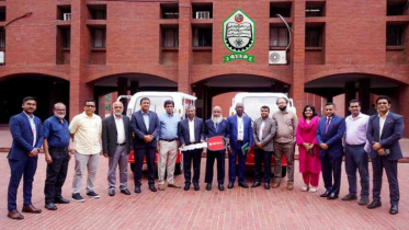ইসলামিক ইউনিভার্সিটি অব টেকনোলজিকে দুটি গাড়ি দিল এবি ব্যাংক
