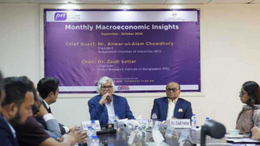 পিআরআইর ‘মান্থলি ম্যাক্রোইকোনমিক ইনসাইটস’ প্রতিবেদন প্রকাশ
