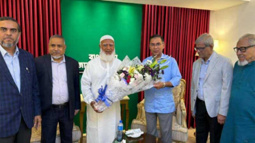 জামায়াত আমিরের বাসায় গেলেন তারেক রহমান