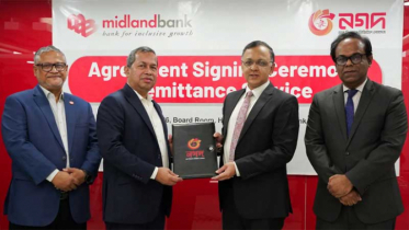 রেমিট্যান্স সেবা সহজ করতে নগদ ও মিডল্যান্ড ব্যাংক চুক্তি